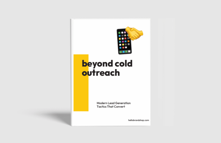 beyond cold outreach