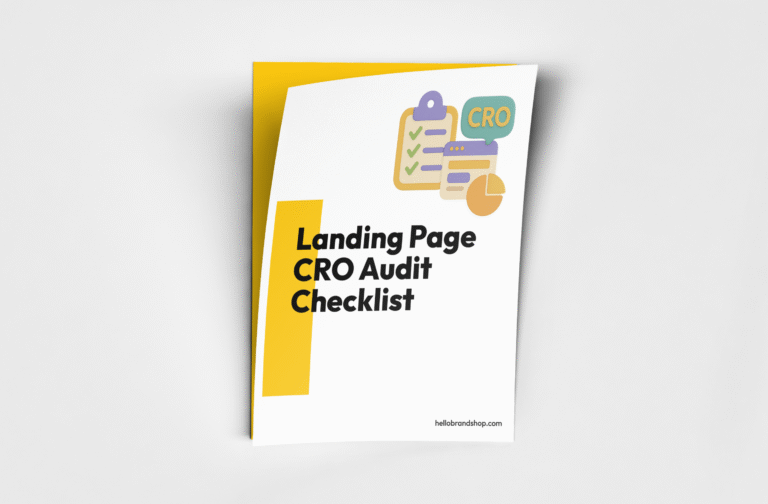 Landing Page CRO Audit Checklist Cover
