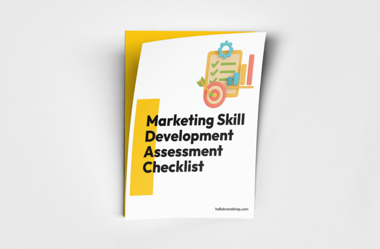Marketing Skill Development Assessment Checklist Cover