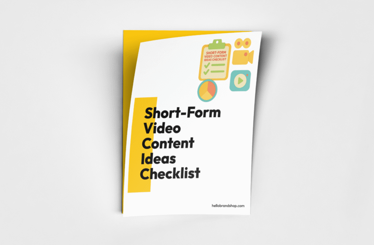 Short-Form Video Content Ideas Checklist